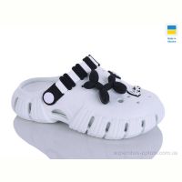 Кроксы DeMur 6012 білий/білий Кроксы DeMur 6012 білий/білий