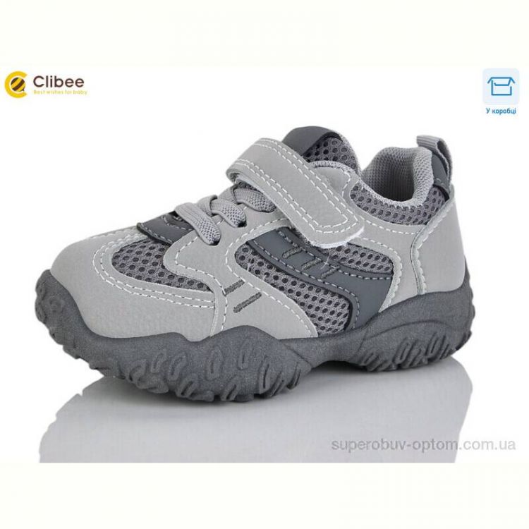 Кроссовки Clibee-Apawwa LA1198-3 l.grey-grey