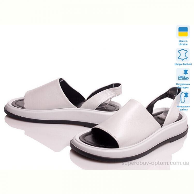 Босоножки Prime-Opt VARTAN 1373 білий