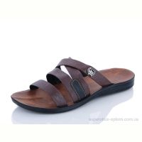Шлепки Makers Shoes 3528 коричневый