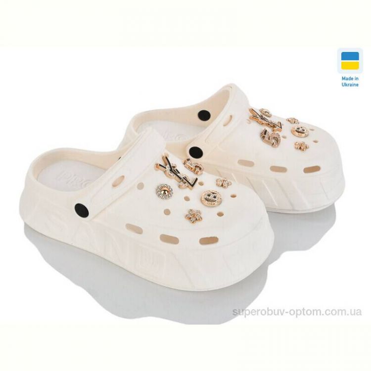 Кроксы Golden Lion 156-3 шампань