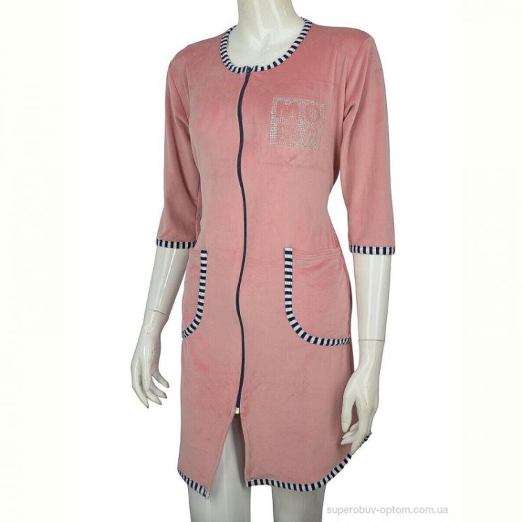 Халат Banko Халат велюр 001-1 mix Халат Banko Халат велюр 001-1 mix