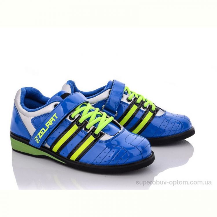 Кроссовки Zelart Штангетки OB1265 сине-салатовый