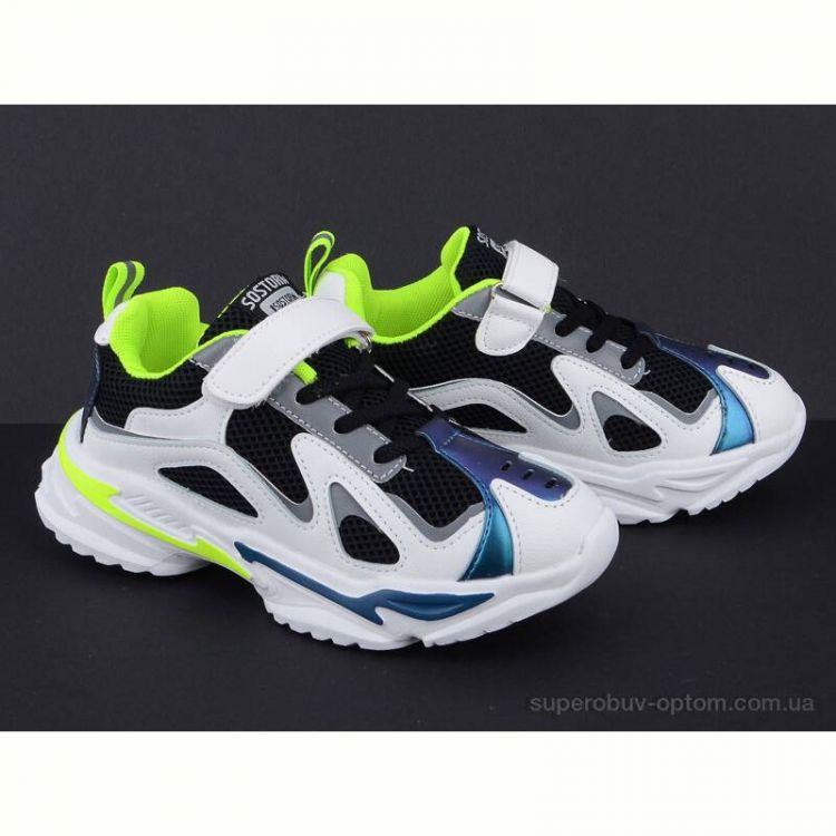 Кроссовки Violeta Q73-801 white-black