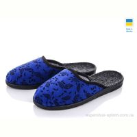 Тапки Vladimir Луцьк Укр шльопок синій листок 8