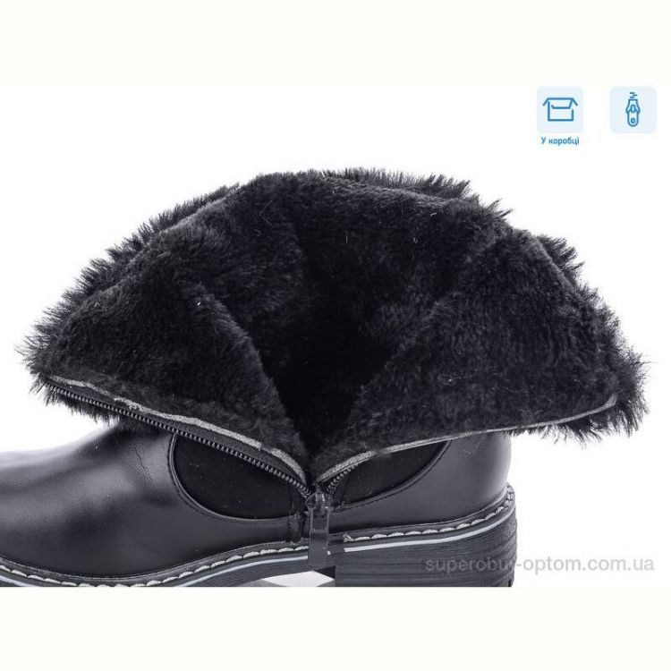 Ботинки Цветик 8982C black