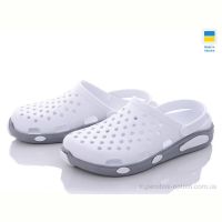 Кроксы Vladimir Кредо Украіна 2090 крокси чол. біло-сірі