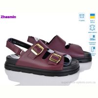 Босоножки Zhasmin 4534 бордо ш.