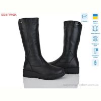 Сапоги QQ&Панда 623A чорний