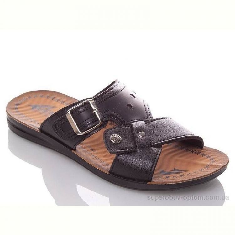 Шлепки DeMur M089 black