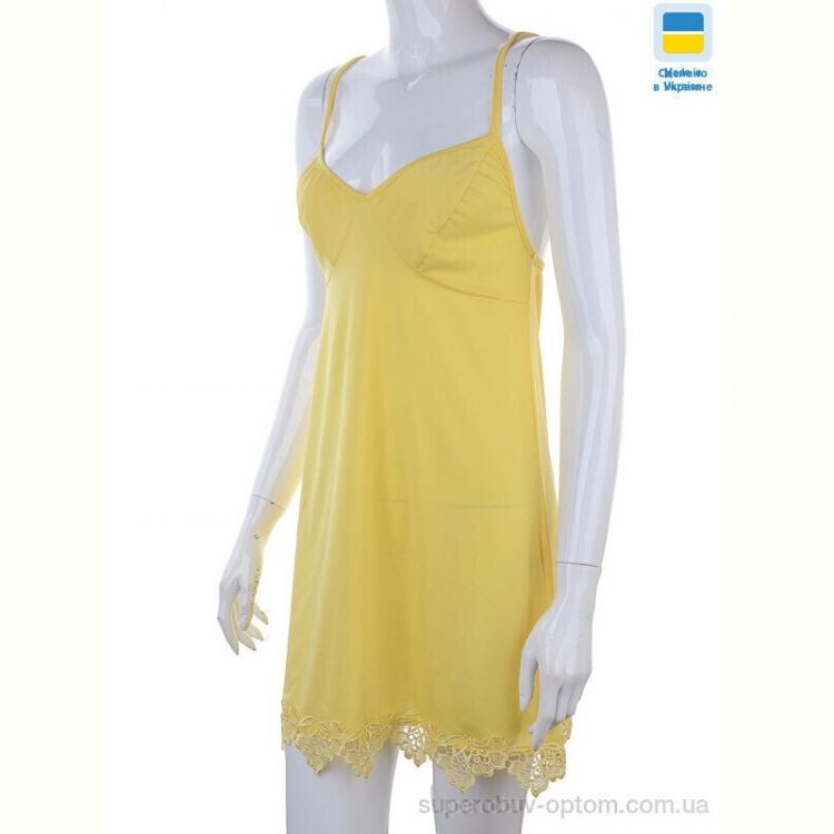Ночная рубашка Nadia & Natali 8289 yellow батал