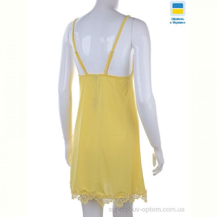 Ночная рубашка Nadia & Natali 8289 yellow батал