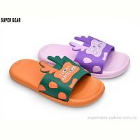 Шлепки Super Gear 01-759 lilac-orange mix
