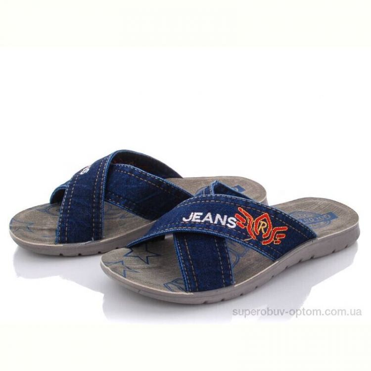 Шлепки DeMur M6127 blue