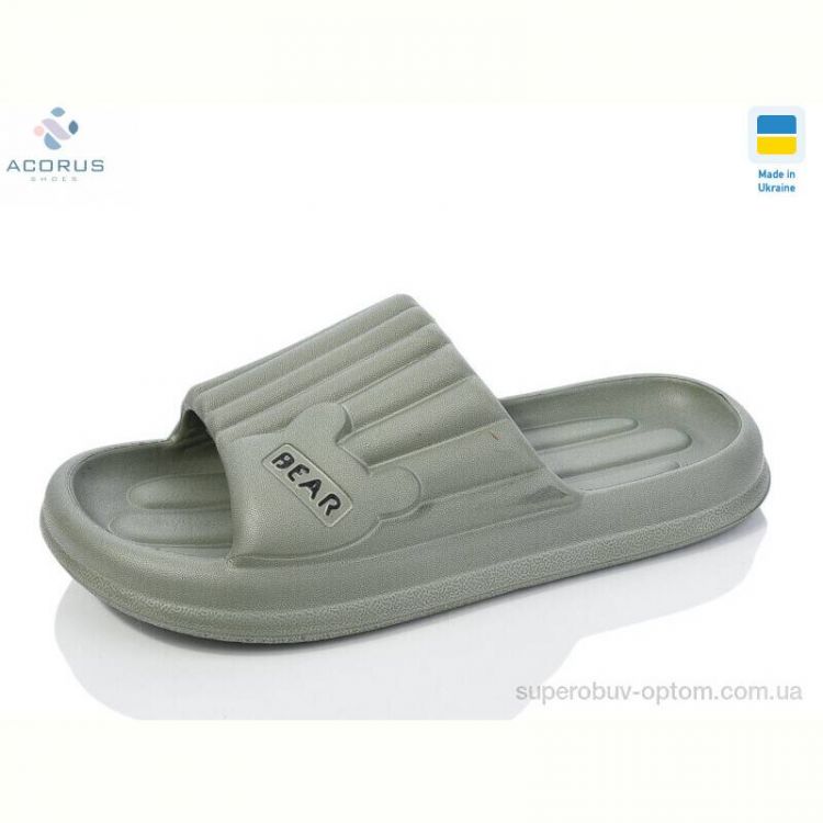 Шлепки Acorus T111 зелений