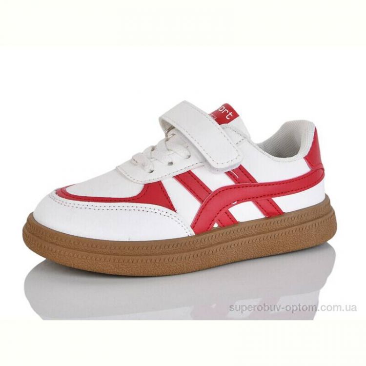Кроссовки ASHIGULI 2033  white-red