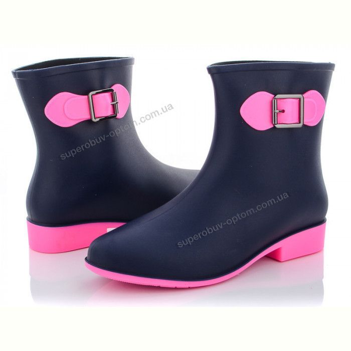 Резиновая обувь Class Shoes AG01 сине-розовый