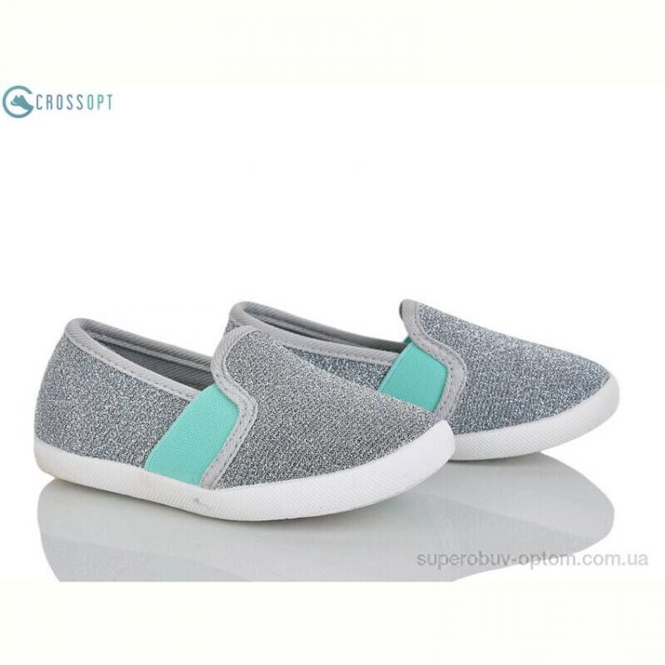 Слипоны CROSSOPT BE112 silver