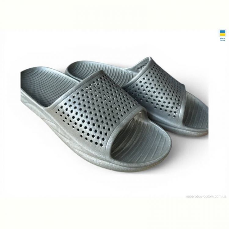 Шлепки Rai shoes 409 графіт