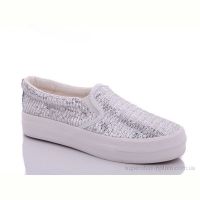 Слипоны CR 6313 серебряный