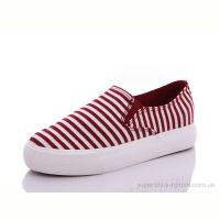 Слипоны CR 1553 красный