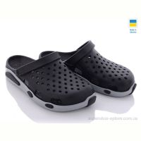 Кроксы Vladimir Кредо Украіна ЕВА2090 чорно-сірий