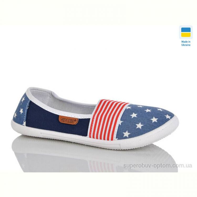 Слипоны DeMur 6501 джинс