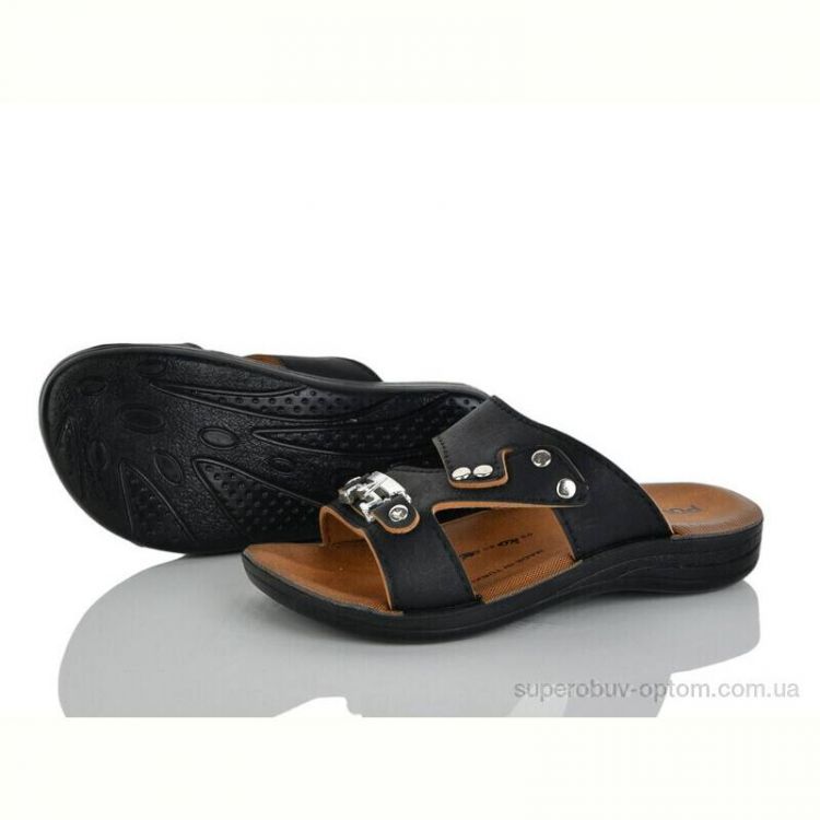 Шлепки Makers Shoes Polomax-A чорний Шлепки Makers Shoes Polomax-A чорний