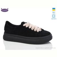 Кроссовки Garti К425 чорний замш