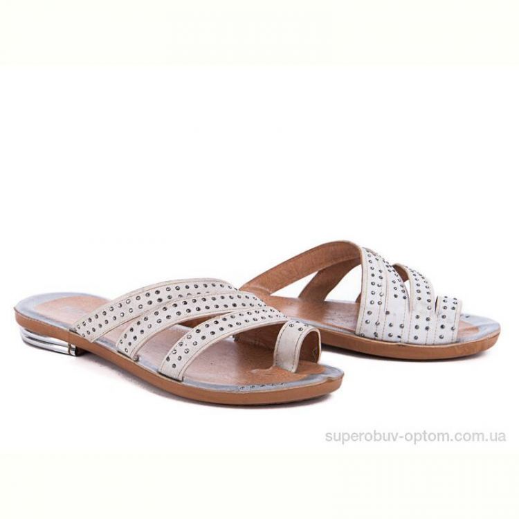 Шлепки Selena 039 белый