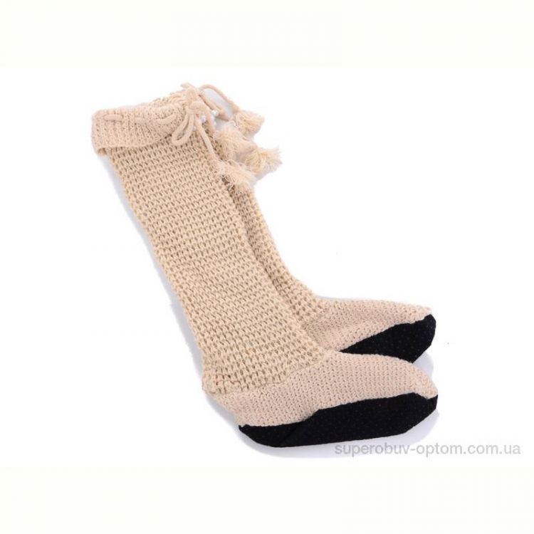 Носки Diana Гольфи 601-2 домашняя обувь вязан. беж. РОЗПРОДАЖ